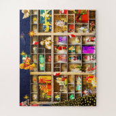 ムームーからのクリスマスグリーティングとパパジグソーパズル ジグソーパズル (縦)