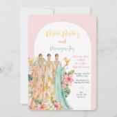 ムームーとマルガリータのトロピカルパーティ 招待状 (正面)