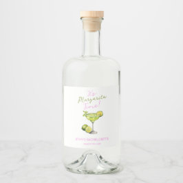 ムームー＆マルガリータズの独身最後の夜 ウェルカムサイン リキュールボトルラベル