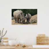 ムーム付きランチプリント ポスター (キッチン)