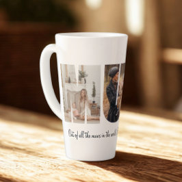 ムーム写真コラージュ カフェラテマグ