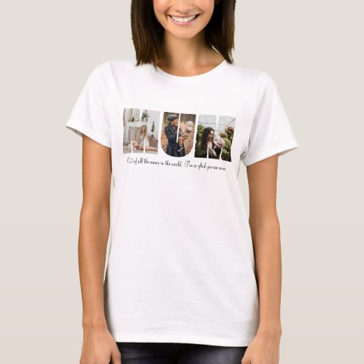 ムーム写真コラージュ Tシャツ (正面)