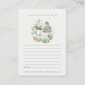 ムーム子供部屋シャワー用グリーンアドバイス エンクロージャーカード (正面)