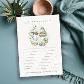 ムーム子供部屋シャワー用グリーンアドバイス エンクロージャーカード