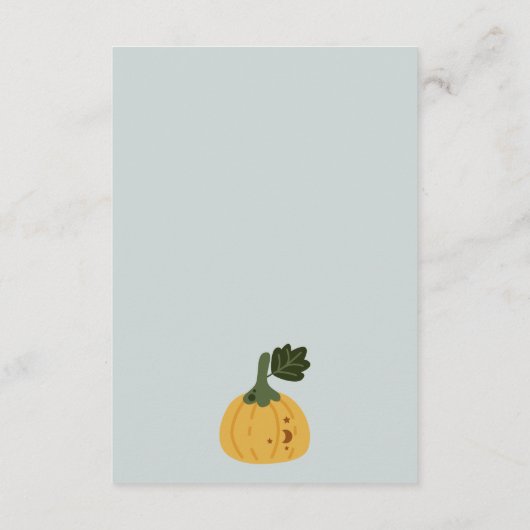 ムーム幽霊シャワー用ハロウィーンアドバイス エンクロージャーカード (裏面)