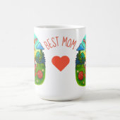 ムーム最高のキュート編み物グースコーヒーマグ コーヒーマグカップ (中央)