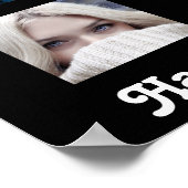 ムーム最高の誕生日写真テンプレートInstagramコラージュ ポスター (角)