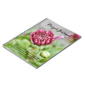 ムーム色彩の鮮やかバド祈りの言葉ジャーナル ノートブック (左側)