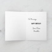 ムーム誕生日おもしろカード カード (内部)