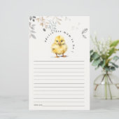 ムーム赤ちゃんシャワー用かわいいファームシックフローラアドバイス (スタンド正面)