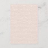 ムーム赤ちゃんシャワー用クマ花籠ピンクアドバイス エンクロージャーカード (裏面)