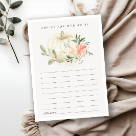 ムーム赤面シャワー用カボチャフローラアドバイス エンクロージャーカード