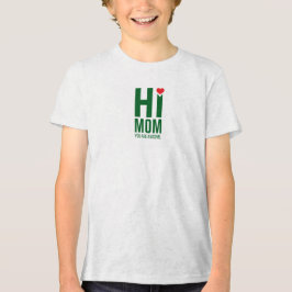 「ムーム、お前は素晴らし」文字ティー トライブレンドＴシャツ