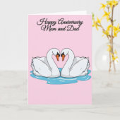 ムーム&パパスワンズ記念日カード カード (黄色い花)