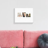 ムーム・フォトコラージュ母の日のプレゼント キャンバスプリント (インサイチュ (リビング))