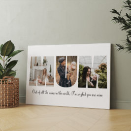 ムーム・フォトコラージュ母の日のプレゼント キャンバスプリント