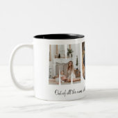 ムーム・フォトコラージュ母の日のプレゼント ツートーンマグカップ (左)