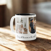 ムーム・フォトコラージュ母の日のプレゼント ツートーンマグカップ