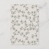 ムーム・ベイビー・シャワー用の妊婦アドバイス エンクロージャーカード (裏面)