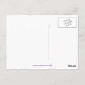 ムーム（紫）1葉書 ポストカード (裏面)