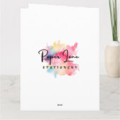 ムーラブバレンタイン カード (裏面)