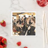 ムーランルージュスタイル、ブラックと金ゴールド、リッチな贅沢 スタンダードカクテルナプキン (インサイチュ)