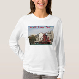 ムーランルージュ！パリ！Photography of Womens shirt Tシャツ