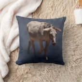 ムールオンスモキーグレー背景 クッション (ブランケット)