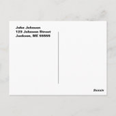 ムールディアーとクリスマスライト ポストカード (裏面)