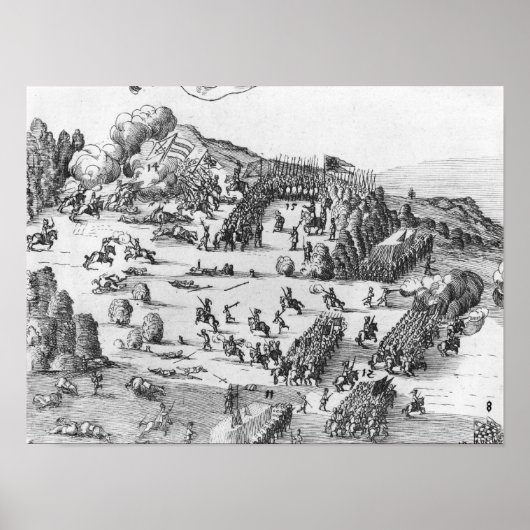 ムールバーグの戦いの一般的見解 ポスター (正面)