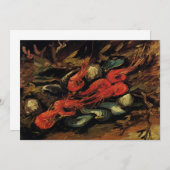 ムール貝とエビby Vincent vanゴッホ招待状 (正面/裏面)