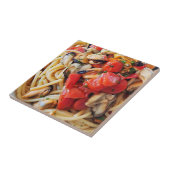 ムール貝付きスパゲッティ陶磁器タイル タイル (側面)