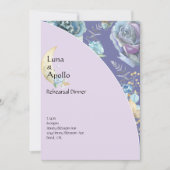 ムーンお洒落パープルリハーサルディナー 招待状 (正面)