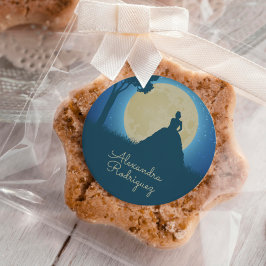 ムーンでシルエットを飾るキンセアニェラ ラウンドシール