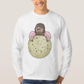 ムーンとモグラ Tシャツ (正面)