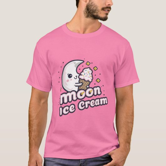 ムーンアイスクリームデライトTシャツ Tシャツ (正面)