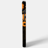 ムーンアイズオレンジフローラ Case-Mate iPhoneケース (裏面 / 左)