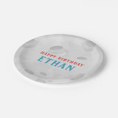 ムーンアウタースペースバースデーパーティー紙プレート ペーパープレート (アングル)