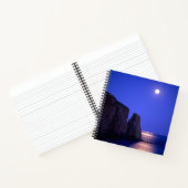 ムーンアットデュスク | Perce Rock Gaspe Coast Quebec ノートブック (内部)