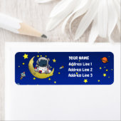 ムーンアドベンチャー差出人住所ラベル ラベル (インサイチュ)