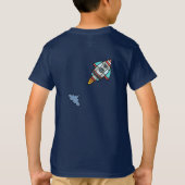 ムーンアドベンチャー私の誕生日だ! Tシャツ (裏面)