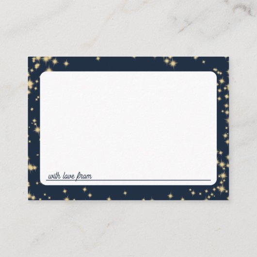 ムーンアンドスターアドバイスカードベビー アドバイスカード (裏面)