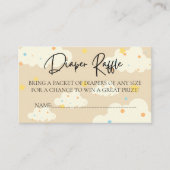 ムーンアンドスタークリームオムツラッフル エンクロージャーカード (正面)