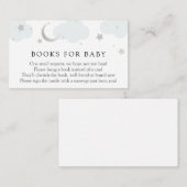 ムーンアンドスターズシルバーブックベビー挿入カード エンクロージャーカード (正面/裏面)