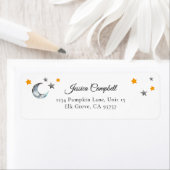 ムーンアンドスターズハロウィン差出人住所 ラベル (インサイチュ)