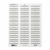 ムーンアンドスターズベビーシャワー住所 シール (フルシート)