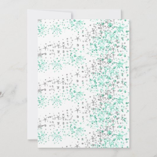 ムーンアンドスターズベビーシャワー招待状 招待状 (裏面)