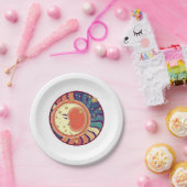 ムーンアンドスターズ天宇宙パーティーデザイン ペーパープレート (パーティー)