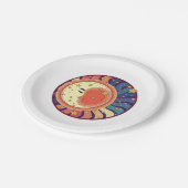 ムーンアンドスターズ天宇宙パーティーデザイン ペーパープレート (アングル)