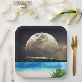 ムーンアンドビーチ ペーパープレート